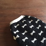 赤完売です＊サイズ６&ＦＢ＊ぽこぽこリップルのribbon tank top＊犬服