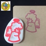 天使の消しゴムはんこ（おいのり）