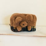 送料無料♬いっしょにお出かけ連れてって♬クマ犬ちゃんポーチ