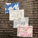 子供用マスク   4枚セット(ペンギンの空中散歩)