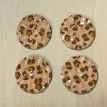 LEOPARD METAL CIRCLE PLATE CHARM