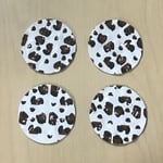 LEOPARD METAL CIRCLE PLATE CHARM
