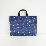 Paint☆denim～ラミネートバッグ◇ネイビー◇