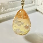 空の欠片 夕焼けネックレス レジン