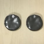 BLACK ROUND NUGGET DESIGN BUTTON