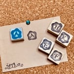 イニシャル消しゴムはんこシリーズ