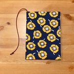 《 四六判》ブックカバー  ハンドメイド     ポピー