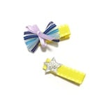 こども ヘアクリップ   2個セット for kids  baby   キッズ ベビー ヘア アクセサリー    星 クリスマス 誕生日 プレゼント プチギフト