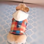 再販　ブロックチェック柄　パーカー　 フレブル服