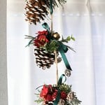 ゆらゆらクリスマスオーナメントー大きな松ぼっくりー