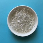 カン付きシンプルフックピアス（シルバー/180個）
