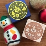 nico＊消しゴムはんこ＊クリスマス丸はんこ