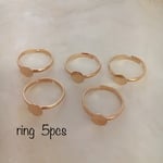 平皿付き*リング台*5pcs