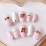 ネイルチップ ゆめかわ ネイル ゆめかわいい ピンク ハート 天使