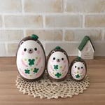 N様オーダー品＊ハリネズミマトリョーシカ＊クローバー🍀