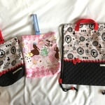 【ｍ様オーダー品】ランドセルの上からナップザック上履き入れ★アリスシルエット