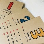 【51】はがきサイズ/2019年カレンダー