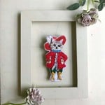 限定品！長靴を履いたキジトラ猫（ゴージャスバーション）ブローチ