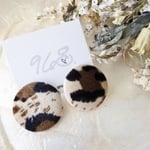 2018AWトレンド♡レオパード柄のおしゃれな大ぶりイヤリング
