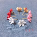 受注生産!!選べる小さなお花ピアス