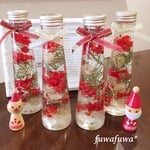 クリスマスハーバリウム〜レッド×グリーン×ゴールド〜
