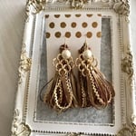 NAMIY様オーダーページ✱秋冬大振りタッセル✱大人上品ピアス