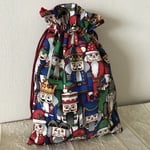 くるみ割り人形のクリスマスな巾着