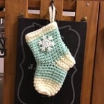  クリスマスオーナメント(ソックスブルー)