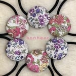 【送料無料】花柄 ヘアゴム 2点セット