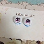 Chouchoute* 蝶とレースのレジンアイ ピンクレッド 12