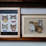 【0884misasa様専用】4４猫ちゃんの絵　２枚