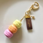 トロピカル 3連マカロンキーホルダー