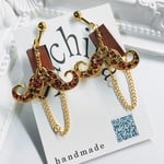 価格値下げ☆ヒゲ&レザー調★ゴールド