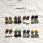 コーデュロイミニタッセルピアス・イヤリング