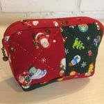 クリスマス柄☆パッチワークポーチ２