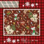 Teddy Ribbon *オリジナルデザインペーパー Christmas