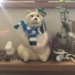 クリスマスなちょんちょこりんベレー帽とマフラー《グリーン》