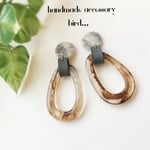 ✴︎アクリル×grayレザータグpierce✴︎