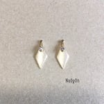 ダイヤ×クリスタルピアス♪