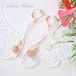 【 47 】ワイヤーボール×ツイスト*. イヤリング / ピアス