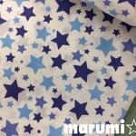 110×50★TCブロード★星★ブルー★送料無料
