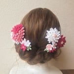 可憐な花嫁つまみかんざし 