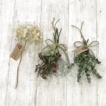 気まぐれ♡スワッグ   〜ミニスワッグのセット  ユーカリ  紫陽花  ローズ