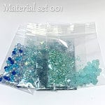 レジン・スライム封入素材セット001「ブルー色」