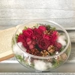♡クリスマスボウル　クリスマスアレンジ　　Raphaelle(ラファエル）Xmasアレンジ　開店祝い　退職祝い　結婚祝い　新築祝い　開院祝い　還暦祝い　お誕生日　クリスマスギフト　引っ越し祝い　