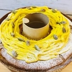 栗かぼちゃのモンブランシフォンケーキ