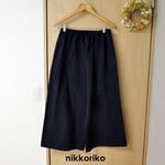 ガウチョパンツ　コットンツイルフランネル　キイチゴ