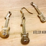 ギター 楽器のピアス