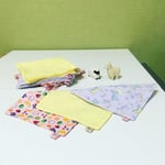 名入れ可能^_^幼児ダブルガーゼハンカチ3枚セットgirls