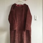 C&S コーデュロイのドロップショルダーワンピ